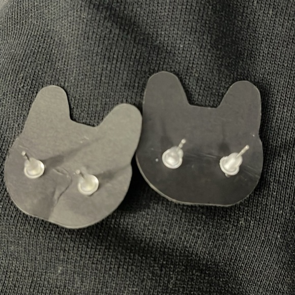 NEW Cartoon Cat Eye Stud Earrings – Set of 2 Pairs - Picture 3 of 3